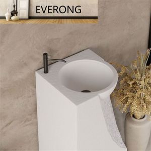 <span class=keywords><strong>Lavabo</strong></span> su Piedistallo in Marmo Artificiale Personalizzabile, Design Artistico Fatto a Mano per Decorazione Bagno di Hotel e Ville - Product Image 3