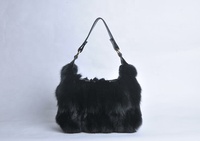 Sac fourre-tout en fourrure de renard pour femme, grande capacité, doux et moelleux, sac à main polyvalent, sac de shopping portable pour femme