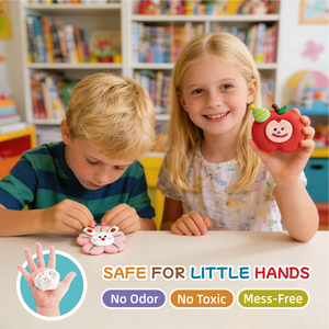 Kit de Manualidades con <span class=keywords><strong>Arcilla</strong></span> para Hacer Imanes de Refrigerador, Set de <span class=keywords><strong>Arcilla</strong></span> de Secado al Aire, Juguete Educativo STEM con Imanes y Herramientas para Regalos Creativos Hechos a Mano - Product Image 6