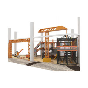 Équipement de terrain de jeux intérieur sur le thème de l'architecture Happy <span class=keywords><strong>Zone</strong></span>, respectueux de l'environnement, certifié ASTM, avec élévateur électrique pour parcs d'attractions et écoles - Product Image 3