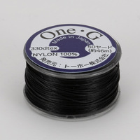 Fil de nylon spécial Toho original pour la fabrication de perles, petit rouleau ONE-G, 22 couleurs