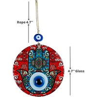 Hamsa main mauvais œil décor maison tenture murale ornement