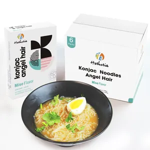 Keto Amigável Vegan Noodles Pronto Para Comer Miso Soup Retail Australia Venda Quente Konjac Noodles Asda