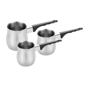 <span class=keywords><strong>Pot</strong></span> à lait et à beurre en acier inoxydable avec poignée en bakélite noire, chauffe-<span class=keywords><strong>café</strong></span> - Product Image 1