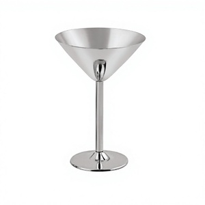 Stainless Steel Martini Cup <b>Bar</b> <b>Tool</b> with Eco-Friendly Design 300ml Capacity for Restaurants & Hotels Modern Luxury Style Martin - Product Image 1