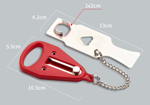 <b>Portable</b> Security Door Lock Travel Guard Hotel School Privacy Stopper Home Lock pp Metal Travel Locks Daily Necessities - Product Image 6