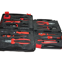 Kit d'outils à main de réparation automobile en gros d'usine 6 pièces boîtes en plastique domestiques avec clé à marteau garantie 1 an personnalisable OEM