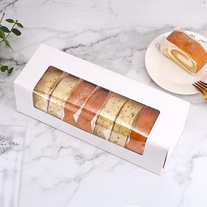 กล่องกระดาษใส่เค้กแบบกำหนดเองคุณภาพดี กล่องกระดาษใส่โดนัทแบบมีหน้าต่าง - Product Image 4