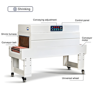 เครื่องซีลและห่อหุ้ม<span class=keywords><strong>แบ</strong></span>บหดด้วยความร้อนสำหรับกล่องน้ำหอม <span class=keywords><strong>แบ</strong></span><span class=keywords><strong>ต</strong></span>เตอรี่ ไอโฟน สมุดบันทึก ขวดน้ำ พร้อมม้วนฟิล์ม - Product Image 4
