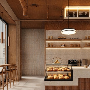 Diseño Personalizado para Mostradores de Cafeterías, Barra de Café Moderna y Elegante Personalizada para Mostrador de Cafetería, Precio de Fábrica - Product Image 3