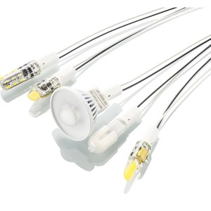 G4 cơ sở ổ cắm cắm cắm với đặc biệt gốm chủ PC Chất liệu dây nối LED bóng đèn đèn chùm thiết bị chiếu sáng vít phong cách - Product Image 5