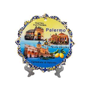 แม่เหล็กติดตู้เย็นเซรามิกปาแลร์โม รูปทรงแปลกตา ลายการ์ตูน ของที่ระลึกจากเฉวียนโจว - Product Image 5