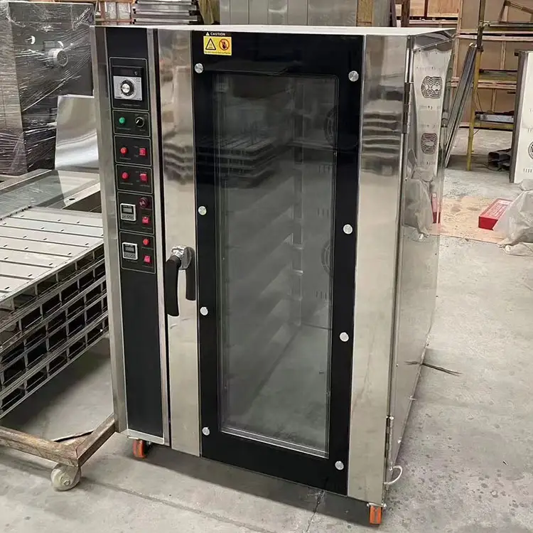 Baking equipment automatic industrial electric baking rotary oven commercial 10 trays convection oven for sale