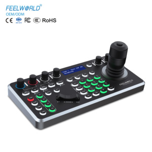 FEELWORLD Machine de diffusion en direct en métal avec zoom optique 20X, 255 préréglages, mise au point automatique, touches personnalisables pour le streaming en direct - Product Image 1