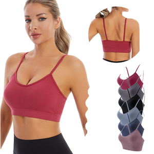Đẹp rắn tất cả-trong-một Sling thể thao áo ngực kích thước lớn mỏng đồ lót <span class=keywords><strong>Spaghetti</strong></span> dây đeo Push-Up shock-proof cho mùa hè - Product Image 1