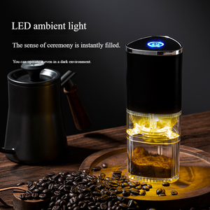 Molino de Café Portátil para el Hogar y la Cocina, con Grosor de Molienda Ajustable, Recargable por USB, Automático - Product Image 5