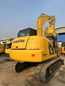 รถขุดไฮดรอลิกแบบตีนตะขาบมือสอง รุ่น Komatsu PC70-8 พร้อมเครื่องยนต์ Cummins ความจุบุ้งกี๋ 0.65 ลบ.ม. น้ำหนักใช้งาน 7000 กก. - Product Image 6