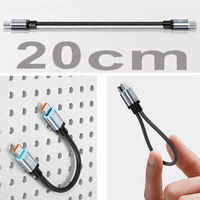 Nouveau câble de charge rapide magnétique tressé en nylon Type-C vers Type-C PD 240W pour ordinateurs portables, tablettes et téléphones