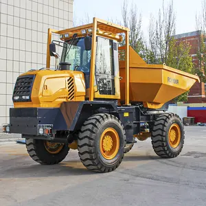 Pabrik beton mini Dumper 10 ton 7ton 5ton Diesel Articulated Dump truck dumper tipper dump truck 4x4 truk lainnya