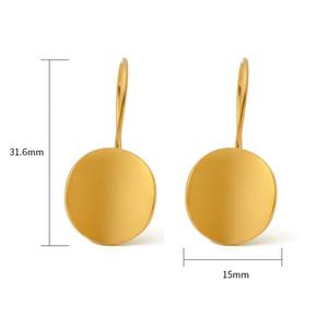 Bulk Custom Waterproof Stainless Steel <b>Earrings</b> 18k Gold Plated <b>Fine</b> <b>Stud</b> <b>Earrings</b> Based <b>Earring</b> for Women Teen Girls - Product Image 4