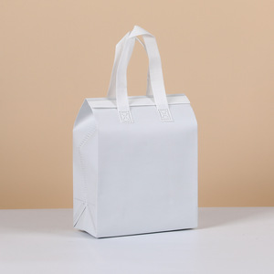 Consegna di cibo caldo freddo personalizzato usa e getta Eco PP Non tessuto da asporto Non tessuto da asporto foglio di <span class=keywords><strong>alluminio</strong></span> isolato sacchetto termico di raffreddamento - Product Image 6