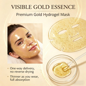 Gold Foil Collagen Mask Hydrogel Sheet Moisturizing Revitalizing All Skin Types - Product Image 4