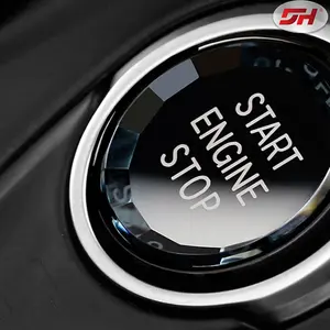 ใหม่อุปกรณ์ตกแต่งรถยนต์ Alfa Romeo Giulia Stelvio อุปกรณ์เสริมสำหรับสตาร์ท/หยุดเครื่องยนต์ - Product Image 3