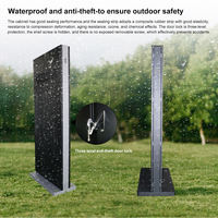 AOOWHAO IP65 Publicidad exterior Pantalla LED Soporte de suelo legible con luz solar Exterior Digital LCD Totem con función SDK
