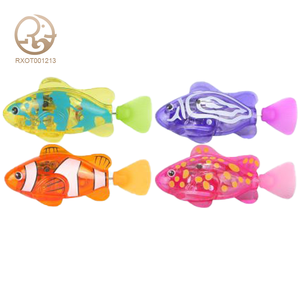 <span class=keywords><strong>Juguete</strong></span> Robótico de Gato Eléctrico con Luz LED, <span class=keywords><strong>Juguete</strong></span> Interactivo de <span class=keywords><strong>Pez</strong></span> Robótico de Plástico para Niños y Gatos de 5 a 7 Años - Product Image 1