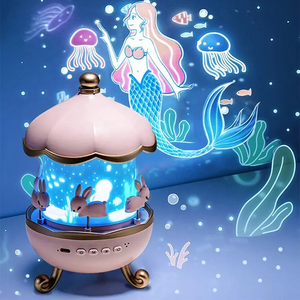 Remote Control <strong>Mini</strong> <strong>LED</strong> <strong>Projection</strong> <strong>Lamp</strong> Srar Rotating Projector Baby Night Light for Kids - Product Image 4