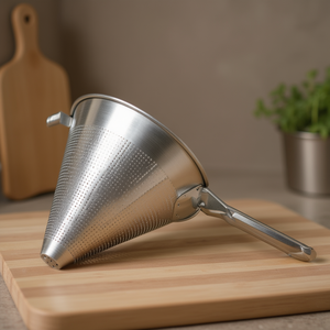 Colino conico in acciaio inox perforato per cucinare - Product Image 3