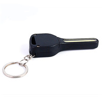 Terbaru Mini COB LED Gantungan Kunci Senter Saku Portabel Bentuk Kunci Torch Lampu Magnetic Ransel Lampu