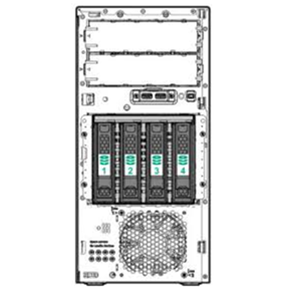 Servidor en Torre <span class=keywords><strong>HP</strong></span> <span class=keywords><strong>Proliant</strong></span> 4U <span class=keywords><strong>ML30</strong></span> G10/<span class=keywords><strong>Gen10</strong></span> HPE, Superventas - Product Image 4