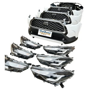 Offre à durée limitée pour le kit carrosserie <span class=keywords><strong>Toyota</strong></span> Corolla Cross, pare-chocs avant, radiateur, grilles, phares LED, garde-boue, pare-brise, protections de garde-boue. - Product Image 4