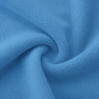 Tissu polaire tricoté 240 g/m² en gros, 94 % polyester, 6 % élasthanne, doux, confortable et chaud