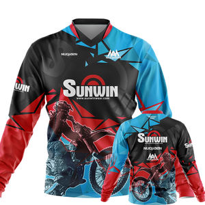 Maillot de cyclisme professionnel personnalisé, maillot de course, t-shirt de jeu, maillot pour jeune, maillot de moto de course sauvage, noir - Product Image 2