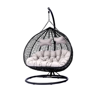 Hamaca de aluminio para jardín, silla de exterior, 3 sillas, muebles dobles, Mainstays de mimbre, columpio para dormir en <span class=keywords><strong>el</strong></span> Patio - Product Image 1