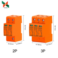 Parafoudre 20KA-40KA 2P 230V 275V 380V 400V AC SPD, Parafoudre pour Boîtier de Distribution Domestique Certifié CE