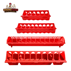 Kit d'alimentation pour poulets en plastique rouge, connectable, vente en gros, avec conception <span class=keywords><strong>anti</strong></span>-écrasement - Product Image 1