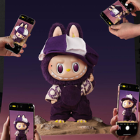 Labubu PopMart Original pour X PRONOUNCE-BE FANCY NOW Poupée en vinyle et peluche de 40 cm avec emballage d'origine Unisexe Tous âges