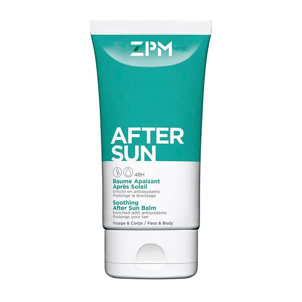 ZPM OEM/ODM Private Label Beruhigend nach Sonnen balsam Sonnenbrand Relief Lotion Feuchtigkeit spendend nach Sonnencreme Reparatur für die Hautpflege