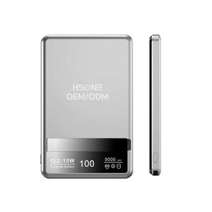 <b>Wireless</b> Magnetic Power Bank 5000mAh/10000mAh Slim Ultra Slim Li-Polymer Battery 20W Output Model A1 - Product Image 1