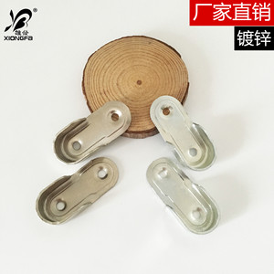 Male Hair Wardrobe Hanging Rod Support Zinc Plating <b>Metal</b> Closet Clothes <b>Rail</b> Fixing Tube Base Hardware Accessory - Product Image 5