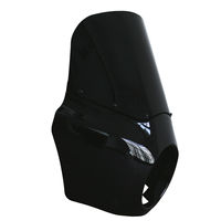 Nouveau carénage de phare ABS de style club personnalisé pour moto avec lentille en PC pour phare 5.75 Sportster Dyna Softail