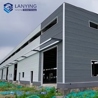 Edificio Prefabricado Moderno de Acero Ligero para Almacenes y Talleres con Estructura de Alta Calidad