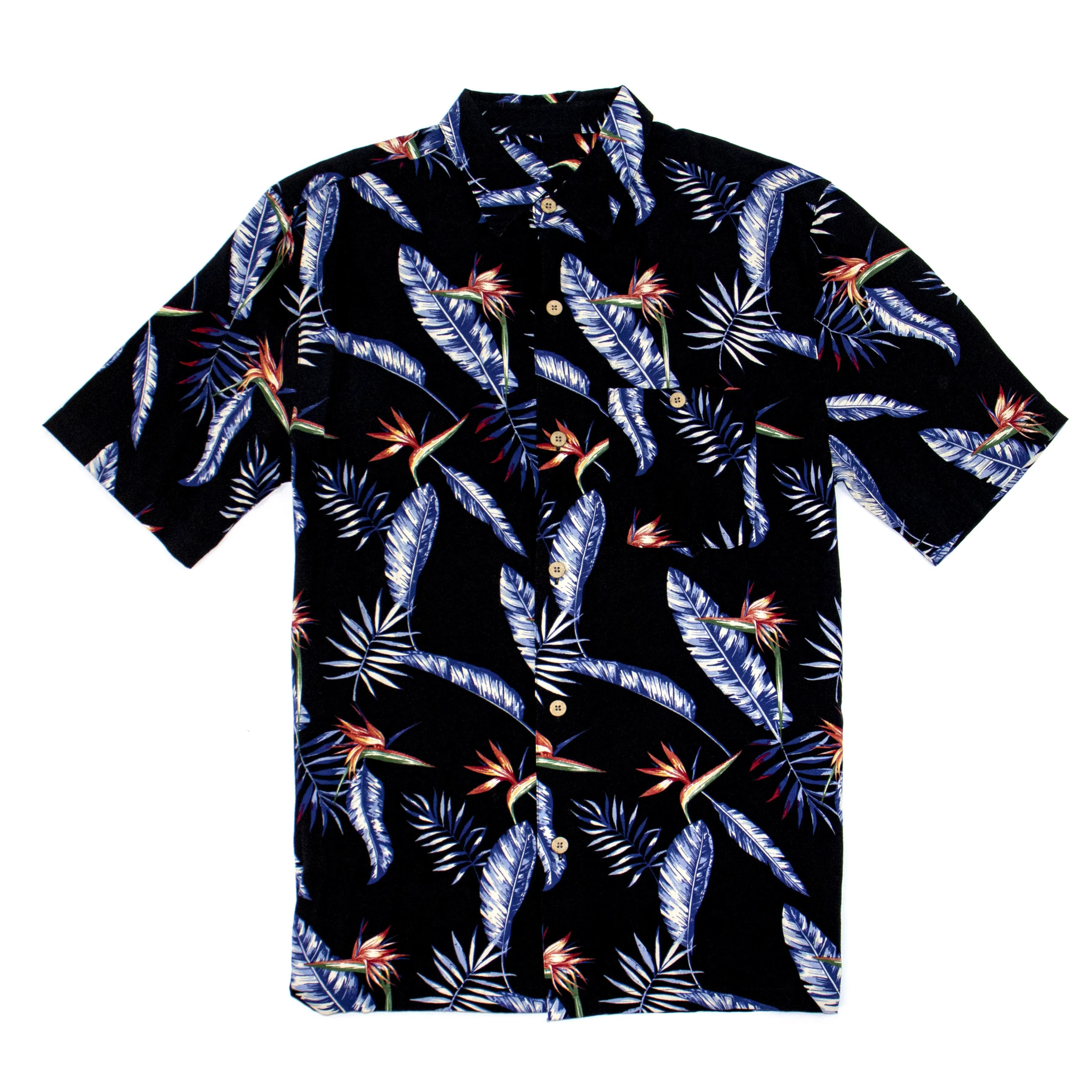 Top Quality New Custom Design Resort Cotton Hawaiian Beach Shirts For Man