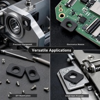 Entretoise de positionnement carrée personnalisée OEM, surface mate, pièce de localisation usinée CNC pour modules de caméra et matériel électronique