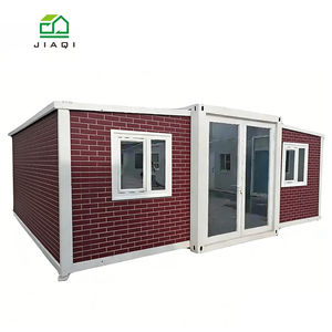 Maison conteneur extensible en gros, style maisonnette préfabriquée pliable à <span class=keywords><strong>prix</strong></span> compétitif, maison mobile portable 20ft 40ft - Product Image 1