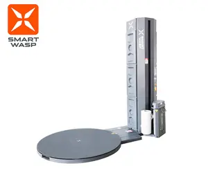 Máquina envolvedora de palets de envoltura retráctil de película de envoltura elástica semiautomática industrial - Product Image 1