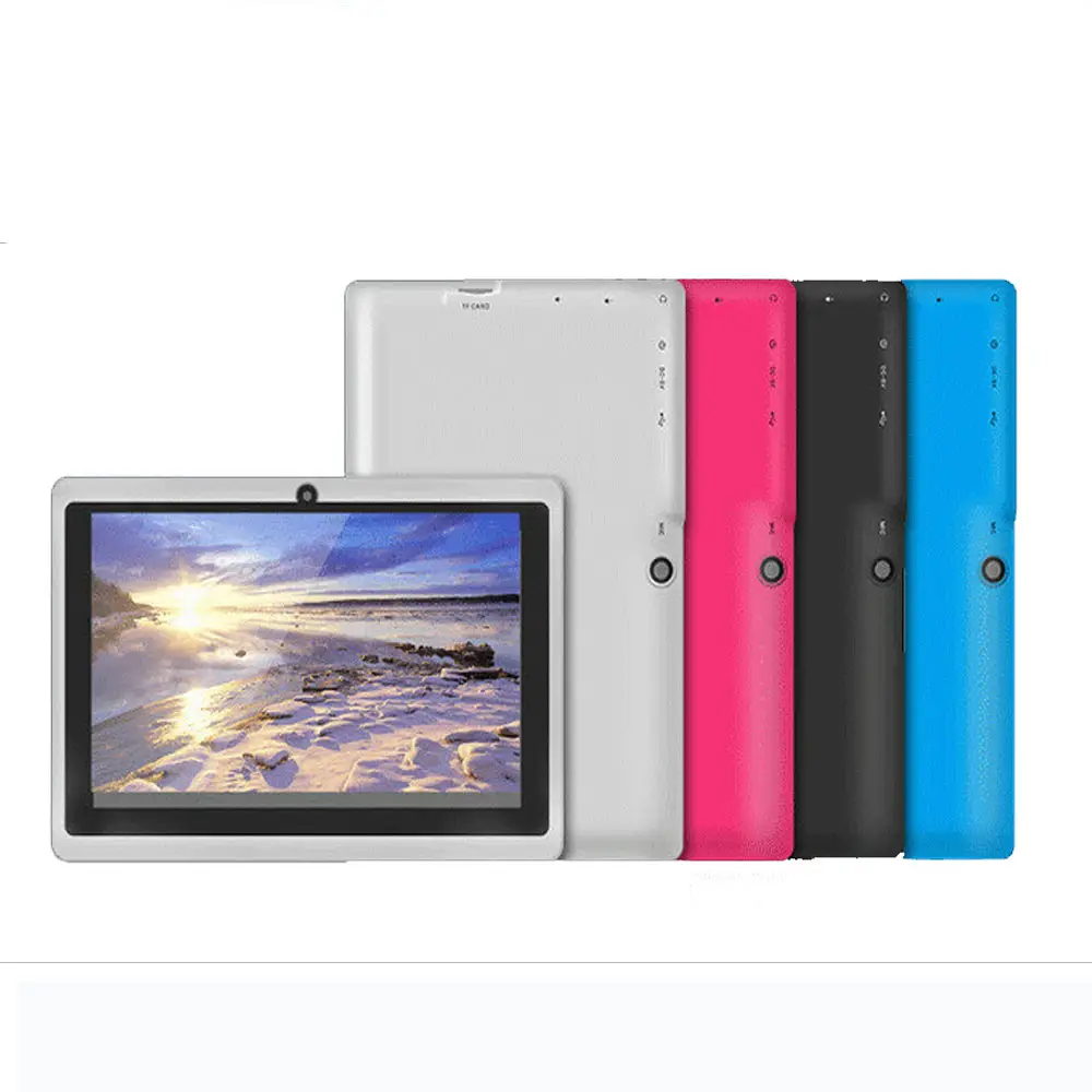 Tablet edukasi anak MTK6582 Quad Core 1.2GHz, Tablet PC Android 5.0 Ram 512MB Tablette anak-anak untuk pemakaian 3-7 tahun